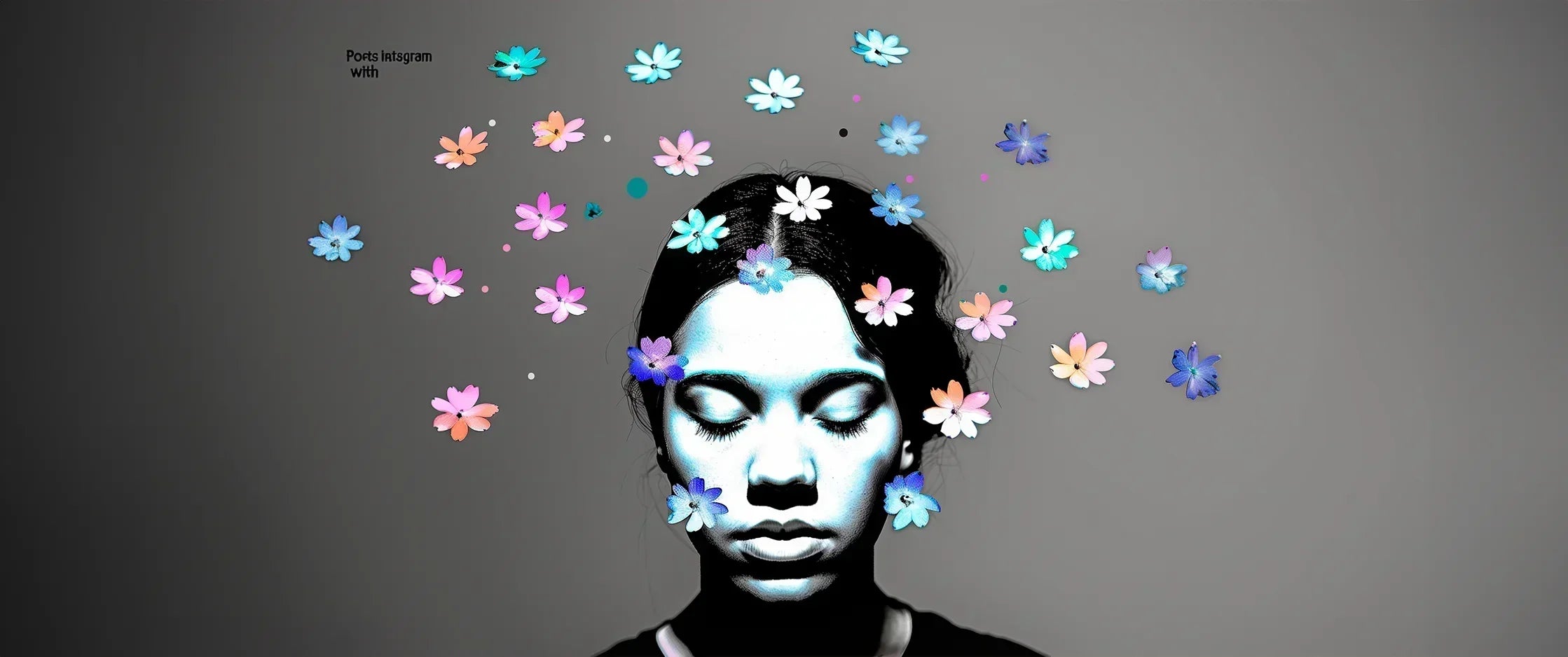 Blossoming Instagram Posts with Flower Captions